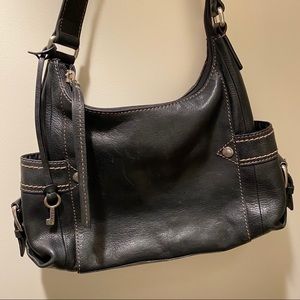 Black Leather Fossil Purse